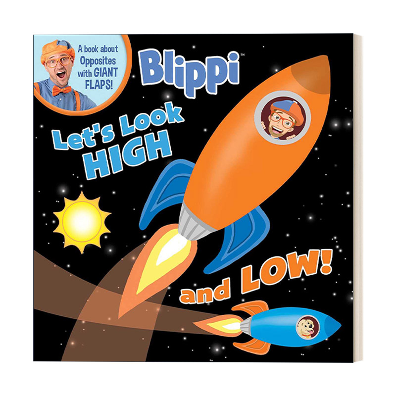 英文原版绘本 Blippi Let's Look High and Low  布里皮 看上下 英文版 进口英语原版书籍