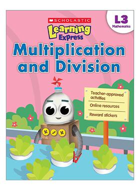 英文原版 Learning Express L3 Multiplication And Division 学乐学习列车系列L3 乘法和除法 英文版 进口英语原版书籍
