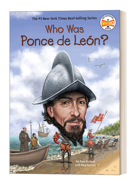 英文原版 Who Was Ponce De Leon? 谁是德莱昂 西班牙探险家 课外读物人物传记故事绘本 英文版 进口英语原版书籍