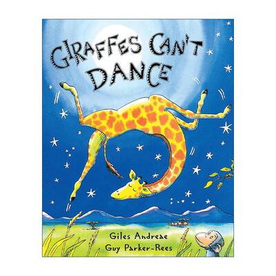 英文原版 Giraffes Can't Dance 长颈鹿不会跳舞 精装绘本 英文版 进口英语原版书籍