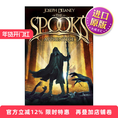 英文原版 The Spook's Apprentice沃德斯通编年史1 猎魔人的徒弟 Joseph Delaney畅销青少年奇幻冒险小说 英文版 进口英语原版书籍