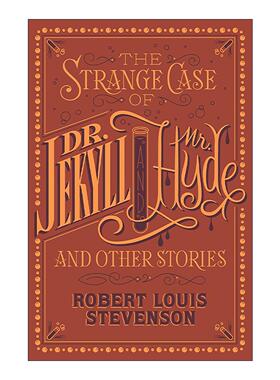 英文原版 Strange Case of Dr. Jekyll & Mr. Hyde 化身博士 皮革精装收藏版 巴诺经典 英文版 进口英语原版书籍