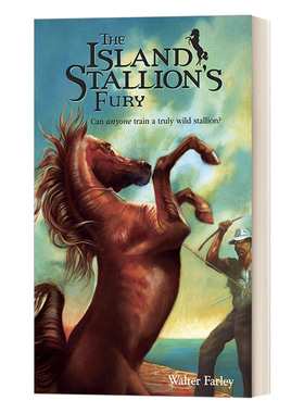 英文原版 The Island Stallion's Fury 黑神驹系列 黑神驹之怒 Walter Farley 青少年骑马动作冒险小说 英文版 进口英语原版书籍