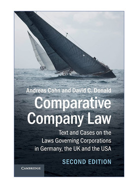 英文原版 Comparative Company Law 比较公司法 Andreas Cahn 英文版 进口英语原版书籍