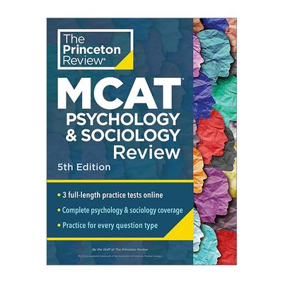 英文原版 Princeton Review MCAT Psychology and Sociology Review 5th Edition 普林斯顿美国医学研究生院入学考试心理学与