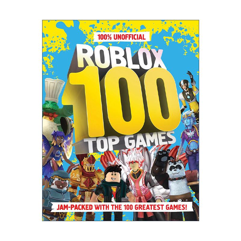 英文原版 100% Unofficial Roblox Top 100 Games 罗布乐思100个值得玩的游戏 精装游戏指南 英文版 进口英语原版书籍
