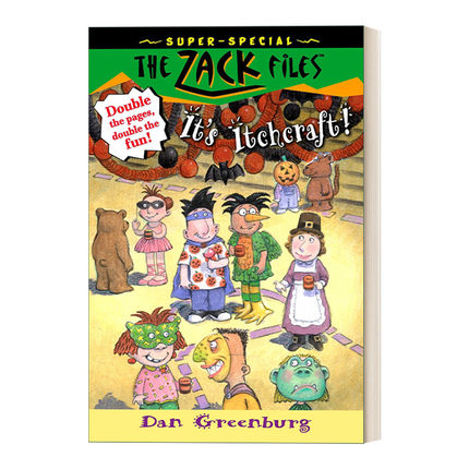 英文原版 The Zack Files 30 It's Itchcraft SuperSpecial 札克档案系列30 儿童冒险章节桥梁书 Dan Greenburg 进口英语原版书籍