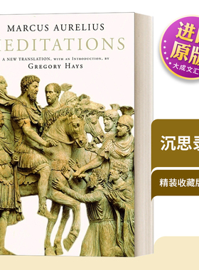 英文原版 Meditations A New Translation 沉思录 兰登书屋现代图书馆精装收藏版 Marcus Aurelius 英文版 进口英语原版书籍
