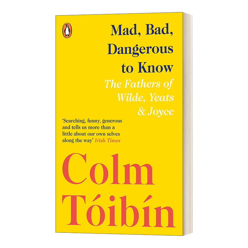 英文原版 Mad Bad Dangerous to Know 文学家的父亲 科尔姆·托宾 英文版 进口英语原版书籍