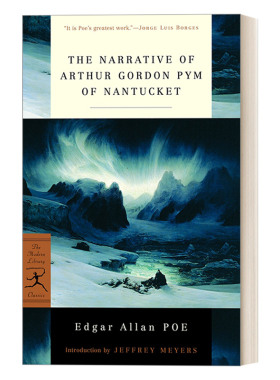 英文原版 The Narrative of Arthur Gordon Pym of Nantucket 亚瑟·戈登·皮姆的故事 兰登书屋现代图书馆经典系列 英文版进口书