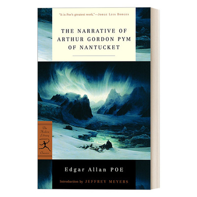 英文原版 The Narrative of Arthur Gordon Pym of Nantucket 亚瑟·戈登·皮姆的故事 兰登书屋现代图书馆经典系列 英文版进口书