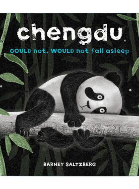 英文原版 Chengdu Could Not Would Not Fall Asleep 小熊猫 成都 睡不着 睡不着 英文版 进口英语原版书籍