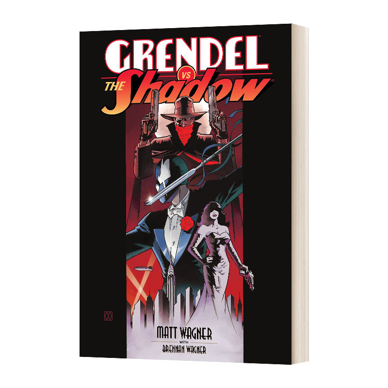 英文原版 Grendel vs.The Shadow 格伦德尔与暗影 精装 英文版 进口英语原版书籍