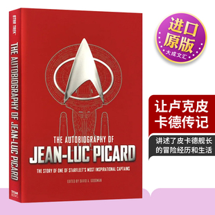 Jean 进口英语书 Trek 让卢克皮卡德传记 Autobiography 星际迷航主角 Picard Luc Star The 英文原版 舰长皮卡德 人物传记