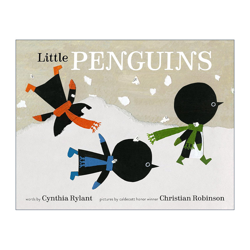 英文原版 Little Penguins 小企鹅 儿童精装绘本 纽伯瑞奖得主Cynthia Rylant 英文版 进口英语原版书籍