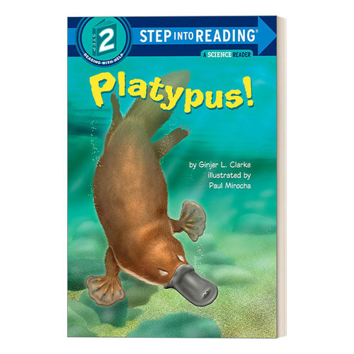 英文原版 Step into Reading 2 - Platypus! 鸭嘴兽 兰登分级阅读2 英文版 进口英语原版书籍