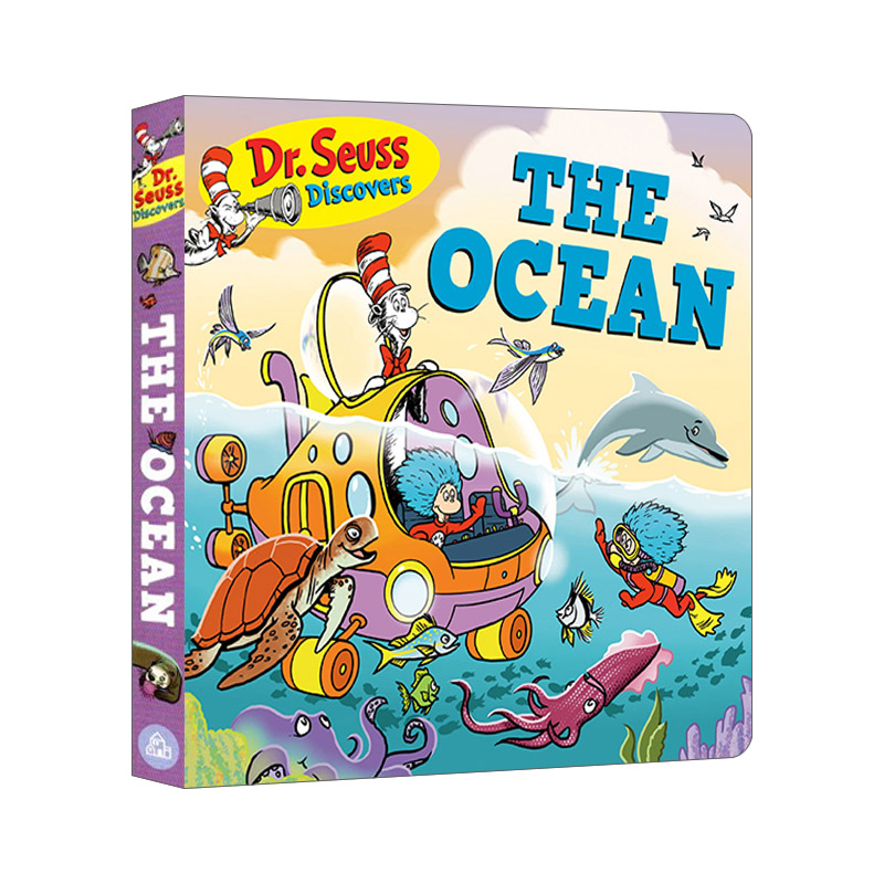 英文原版 Dr.Seuss Discovers the Ocean 苏斯博士发现系列 海洋 纸板书 低幼儿童科普启蒙认知绘本 亲子互动 英文版 进口原版书籍