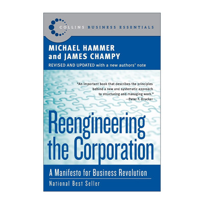 英文原版 Reengineering the Corporation 企业再造 迈克尔·哈默 英文版 进口英语原版书籍