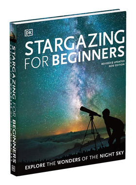 精装 观星入门指南 英文原版 Stargazing for Beginners DK初学者星空百科读物 太空 天空观察 探索星际科学读物 英文版进口书