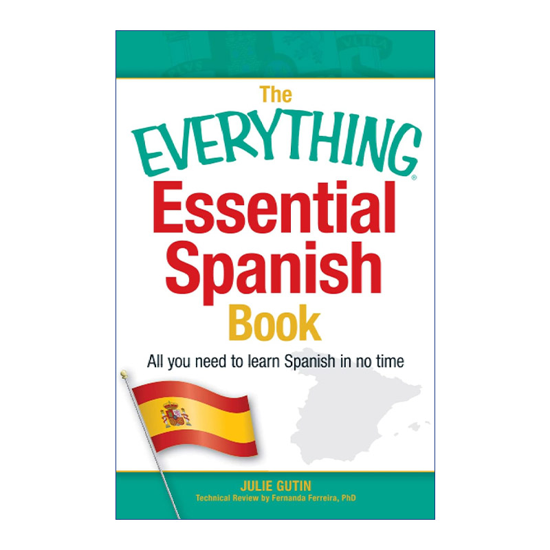 原版 The Everything Essential Spanish Book 百宝箱 基础西班牙语学习书 进口原版书籍