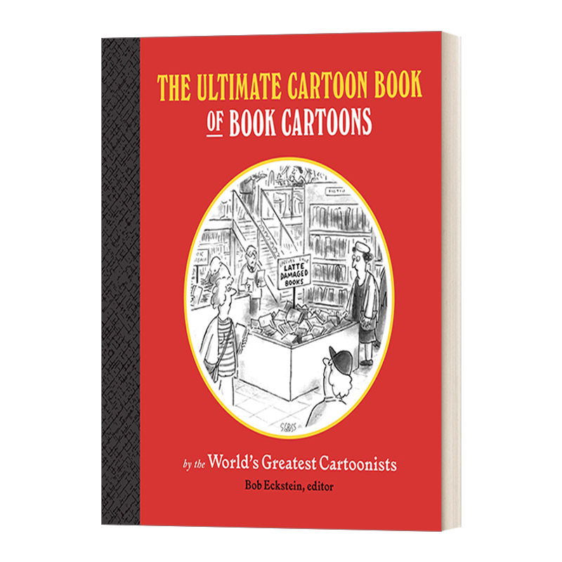 英文原版 Ultimate Cartoon Book of Book Cartoons 终极卡通书漫画书 书店场景 英文版 进口英语原版书籍
