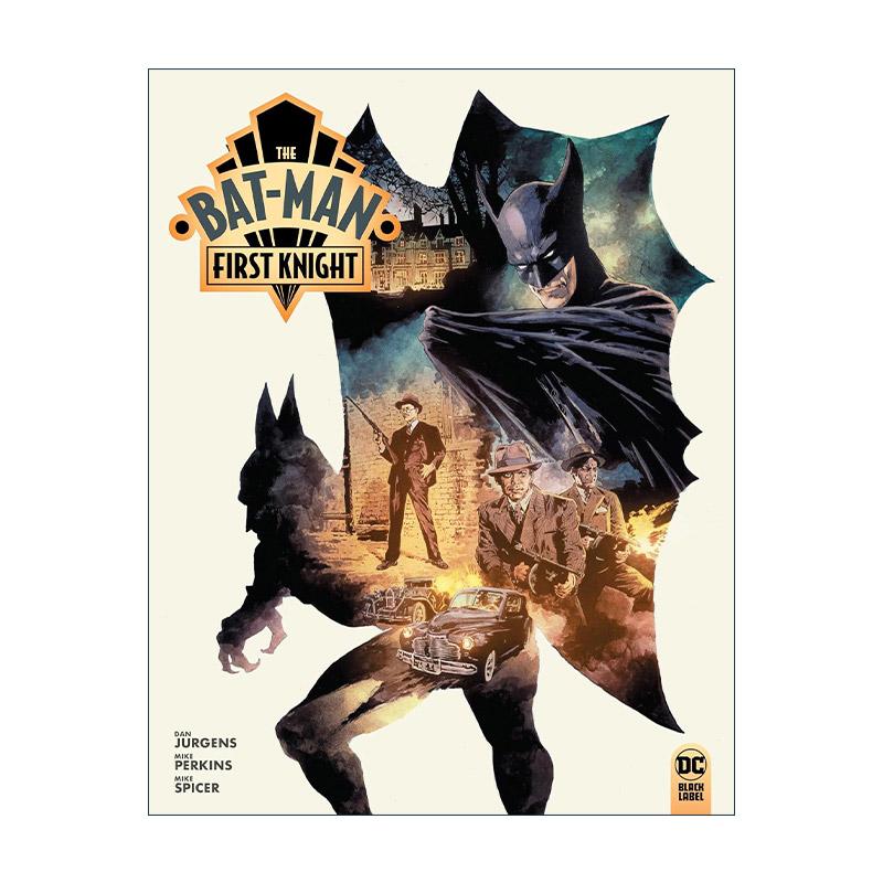 英文原版 The Bat-Man First Knight 蝙蝠侠 原初骑士 DC漫画 精装 Dan Jurgens 英文版 进口英语原版书籍