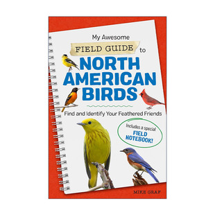 Guide American Field 儿童自然科普百科 书籍 英文原版 观鸟 Awesome 我超棒 Birds North 进口英语原版 鸟类野外指南