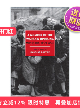英文原版 A Memoir of the Warsaw Uprising 华沙起义回忆录 Miron Bialoszewski 英文版 进口英语原版书籍