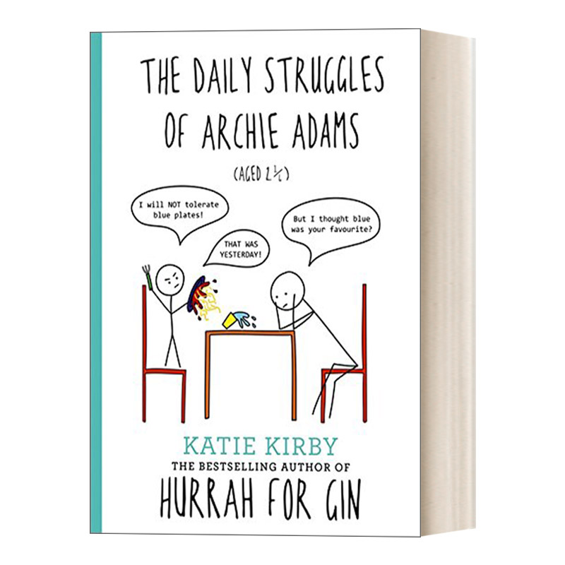 英文原版 Hurrah for Gin The Daily Struggles of Archie Adams Aged 2?干杯阿奇亚当斯的每日挣扎英文版进口英语原版书籍