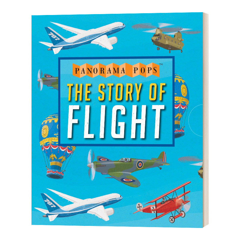 英文原版 The Story of Flight Panorama Pops 飞行的故事 小开本全景精装立体书 英文版 进口英语原版书籍儿童图书