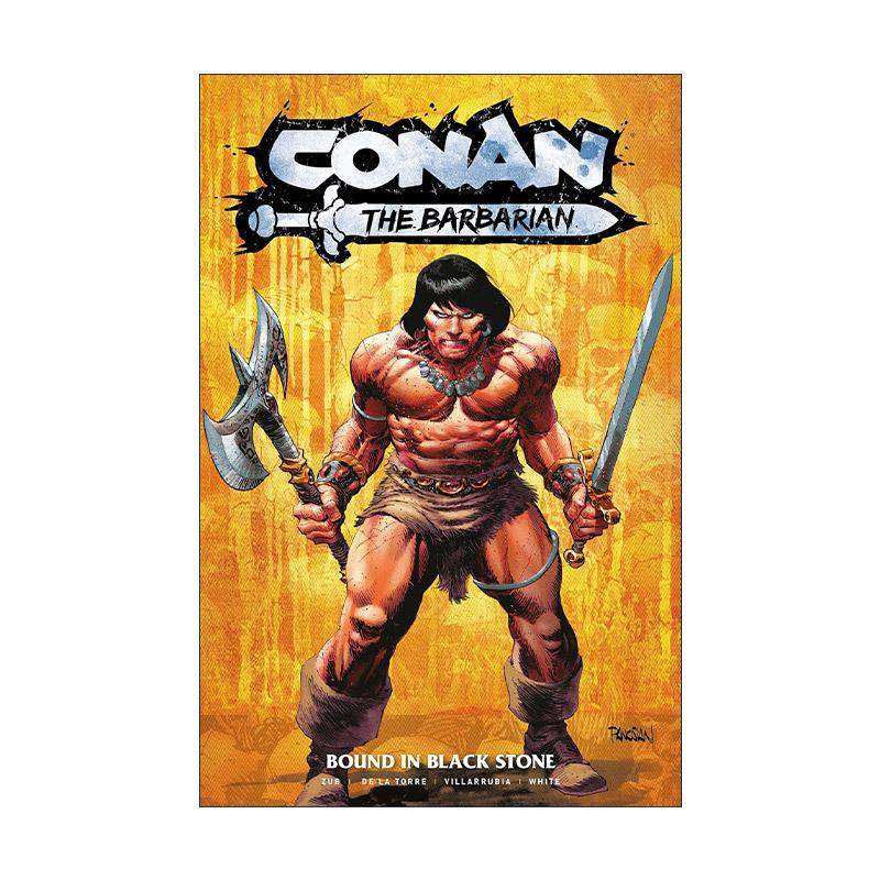英文原版 Conan the Barbarian Vol.1 Bound in Black Stone 野蛮人柯南新版漫画1 缚于黑石 英文版 进口英语原版书籍