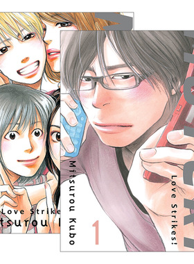 英文原版 Moteki  Love Strikes! 桃花期/三十岁的春天系列2册 爱情来了！日本漫画 Mitsurou Kubo 英文版 进口英语原版书籍