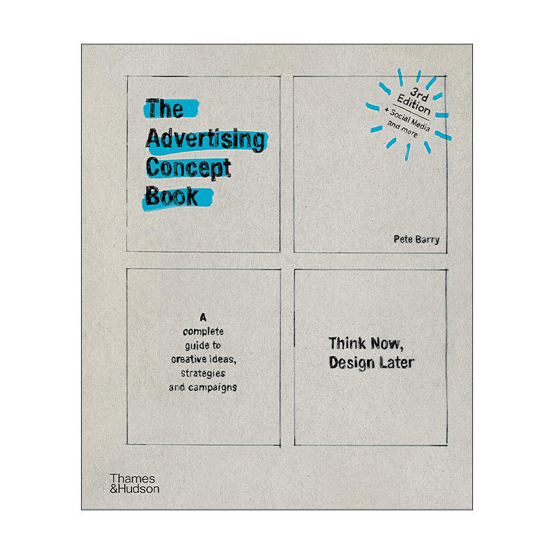 英文原版 The Advertising Concept Book 广告概念书 平面设计 精装 英文版 进口英语原版书籍