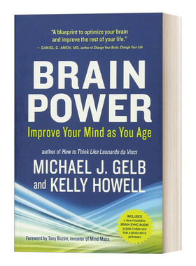 英文原版 Brain Power Improve Your Mind as You Age 脑力提升 随着年龄的增长提升脑力 Michael J Gelb 英文版 进口英语原版书籍