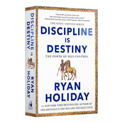 英文原版 Discipline Is Destiny 纪律就是命运 自我控制的力量 管理 古代哲学 自我提升 Ryan Holiday 精装 进口英语原版书籍