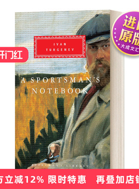 英文原版小说 A Sportsman's Notebook 猎人笔记 屠格涅夫 英文版 人人图书馆精装收藏版 进口英语原版书籍