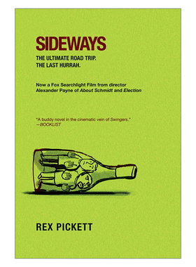 英文原版 Sideways 杯酒人生 小说 英文版 进口英语原版书籍