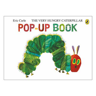 英文原版 The Very Hungry Caterpillar A Pop-Up Book 好饥饿的毛毛虫 儿童精装立体书 英文版 进口英语原版书籍