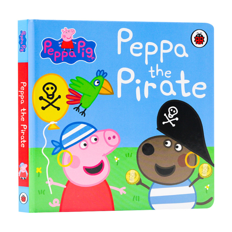 英文原版绘本 Peppa Pig Peppa the Pirate 小猪佩奇海盗 纸板书 粉红猪小妹儿童阅读图画书 英文版