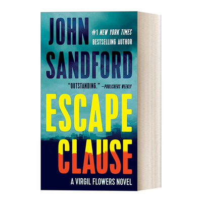 英文原版 Escape Clause Virgil Flowers 09 维吉尔·弗劳斯系列09 例外条款 惊悚悬疑犯罪小说 John Sandford 英文版 进口英语书