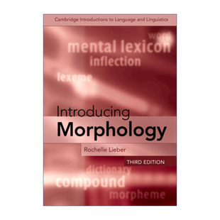 英文原版 Introducing Morphology 形态学导论 剑桥语言和语言学导论系列 英文版 进口英语原版书籍
