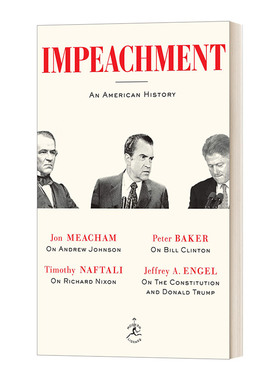 英文原版 Impeachment An American History 弹劾 一段美国历史 精装毛边书 兰登书屋现代图书馆 英文版 进口英语原版书籍
