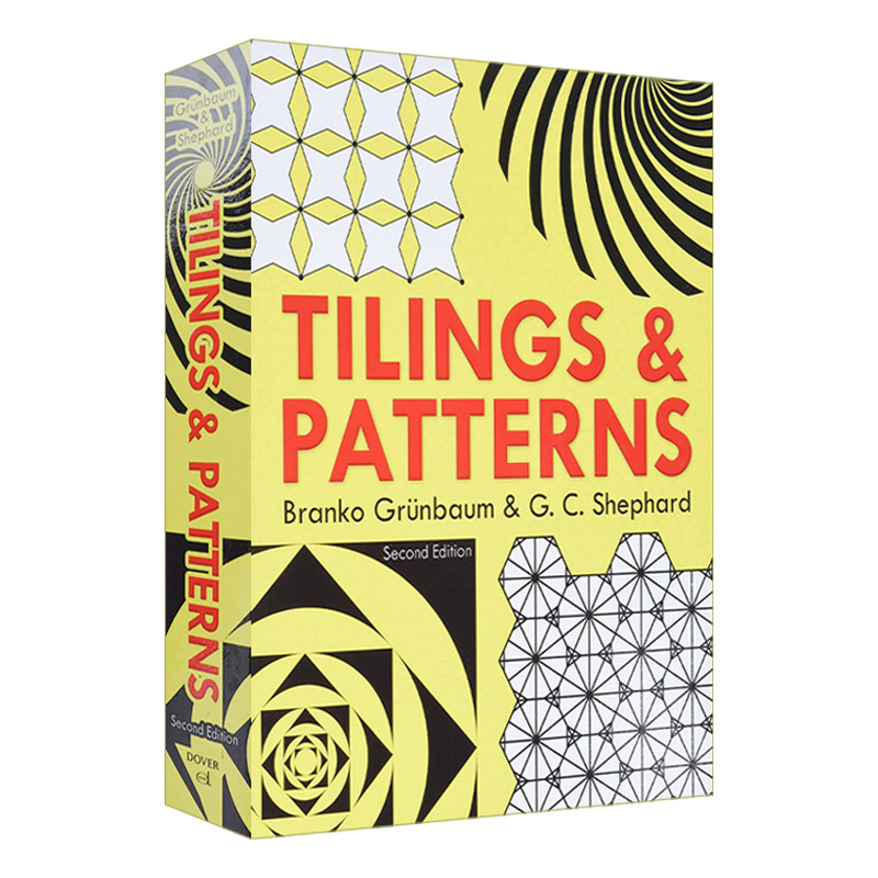英文原版 Tilings and Patterns Second Edition 瓷砖与图案 第二版 关于瓷砖和几何图案的权威书籍 英文版 进口英语原版书籍