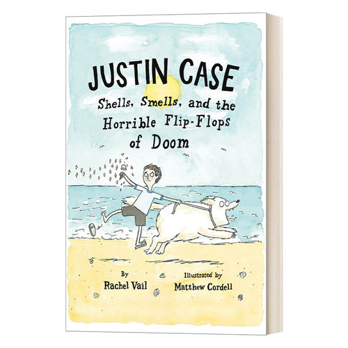 英文原版 Justin Case Shells  Smells  and the Horrible Flip-Flops of Doom 贾小子日记系列2 英文版 进口英语原版书籍