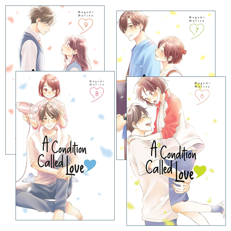 英文原版 A Condition Called Love 花野井同学和相思病系列6-9册 同名动漫漫画 森野萌 英文版 进口英语原版书籍