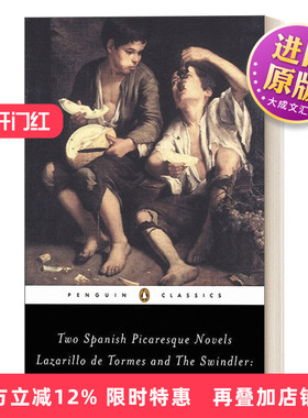 英文原版 The Swindler and Lazarillo de Tormes 骗子外传 托尔梅斯河畔的小癞子 克维多 西班牙文学 企鹅黑经典 英文版 进口书籍