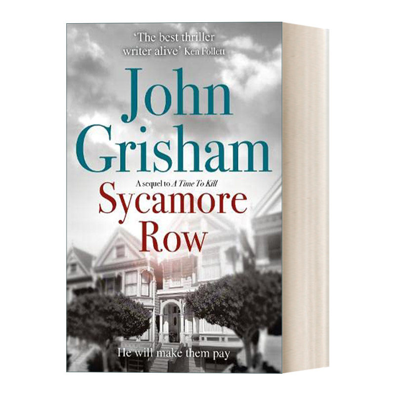 英文原版 sycamore row 锡卡莫尔街 约翰·格里森姆 英文版 进口英语