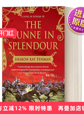 英文原版小说 The Sunne in Splendour 阳光灿烂 理查德三世的故事 豆瓣高分 英文版 进口英语原版书籍