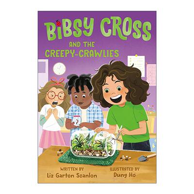英文原版 Bibsy Cross and the Creepy-Crawlies 比斯·克罗斯系列3 小爬虫 儿童章节桥梁故事书 英文版 进口英语原版书籍