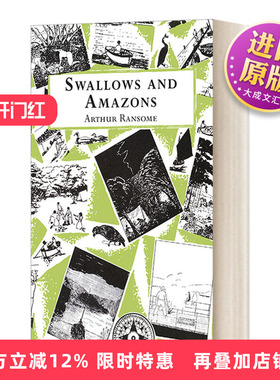 英文原版 Swallows And Amazons 燕子号与亚马逊号 亚瑟·兰塞姆 英文版 进口英语原版书籍